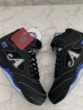 AIR JORDAN 5 x  AWAKE  "RACER BLUE"  Size 10